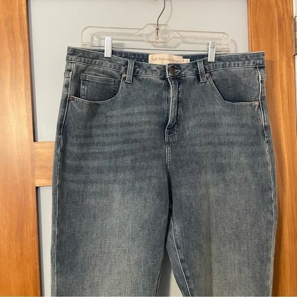 Soft Surroundings Straight Leg Ultimate Denim Jeans - Picture 2 of 5